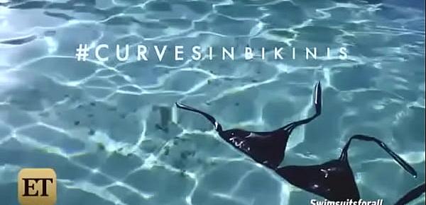  Plus-Sized Model Ashley Graham Rocks Tiny Bikini in ‘Sports Illustrated’ Swimsui